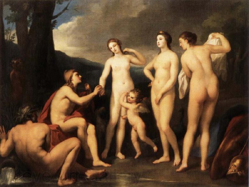 MENGS, Anton Raphael Judgement of Paris Spain oil painting art